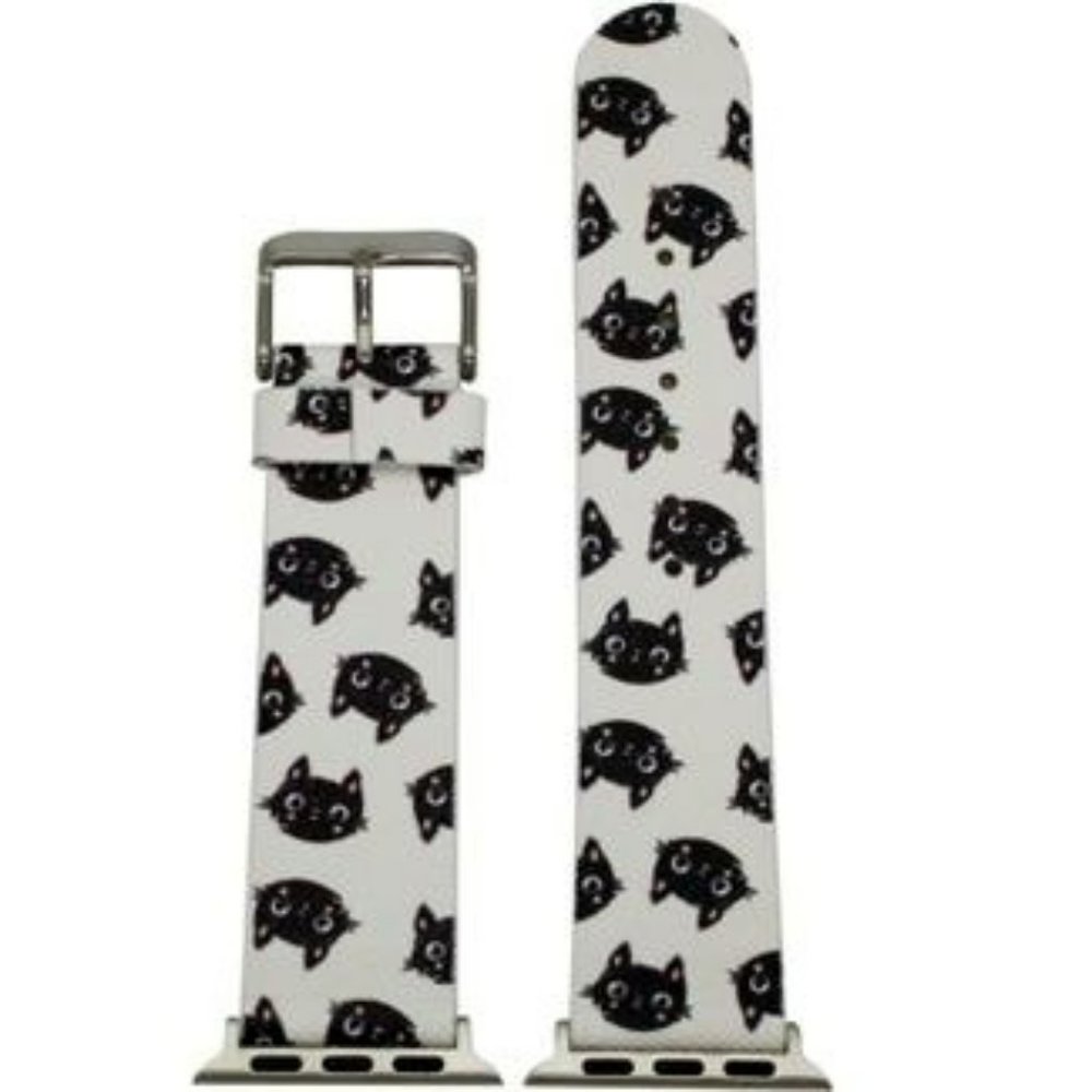 Olivia Pratt Leather Animal Print Apple Watch Band